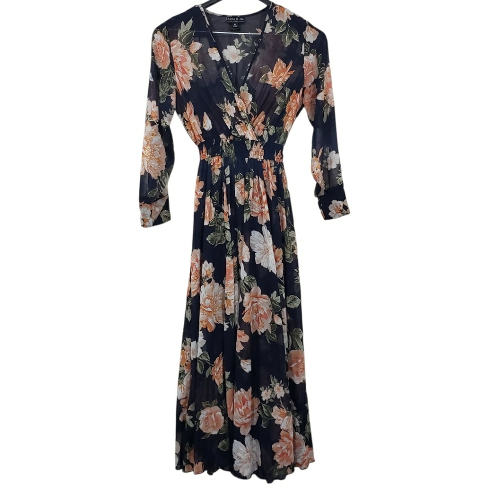 Alexa B Floral Maxi Dress